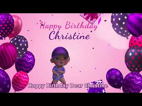 Happy Birthday Christine! Personalized Birthday Song for Christine