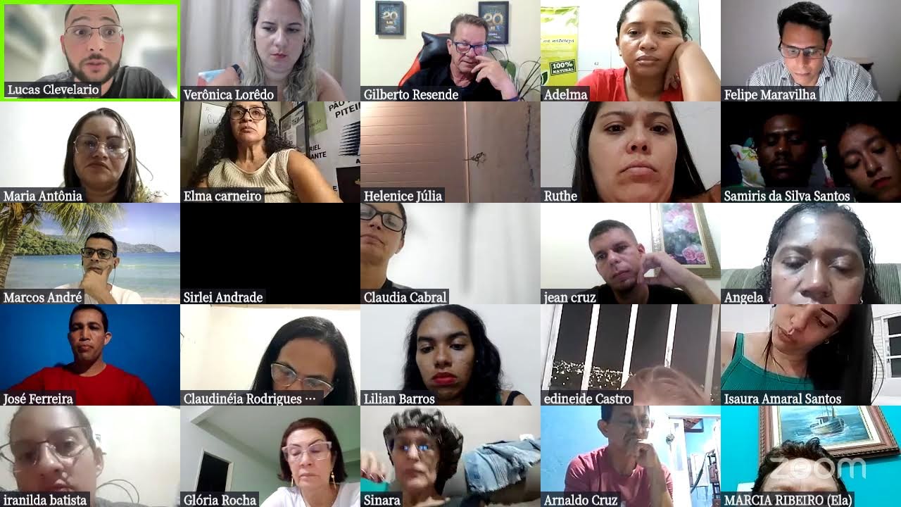 Reunião Zoom de Yago Molina