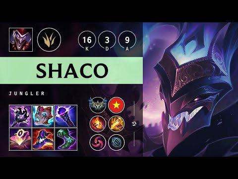Shaco Jungle vs Nidalee - VN Challenger Patch 25.S1.3