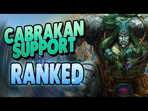 Smite: Ranked Conquest Gameplay (Diamond 2) - Cabrakan Support - THE MOST BOOSTED ULTS!