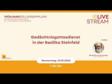 Gedächtnisgottesdienst zur Frühjahrs-Vollversammlung 2025 in der Basilika Steinfeld