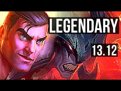 JAYCE vs AATROX (TOP) | Legendary, 19/3/14, 500+ games | KR Master | 13.12