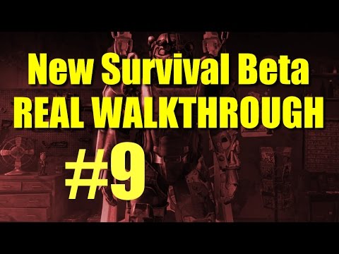 Fallout 4 Survival Beta Walkthrough Part 9 - Getting Some Power Armor + 3 More Fusion Cores