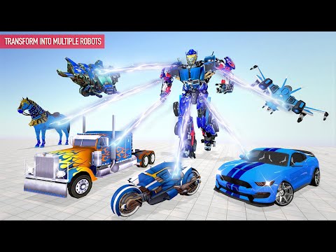 Optimus Prime Multiple Transformation Jet Robot Car Game 2023 - Android Gameplay