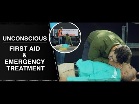 First Aid and Emergency Treatment - Unconscious : ENGLISH