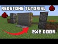 Easy 2x2 Redstone Piston Door (Java/Bedrock 1.12-1.18)