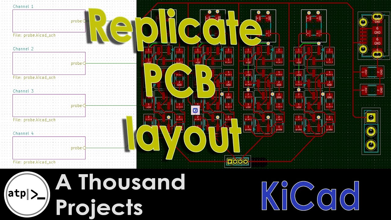 #17 - KiCad - PCB layout replication
