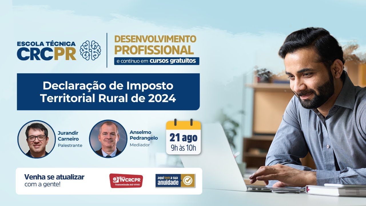 Escola Técnica CRCPR - Declaração de Imposto Territorial Rural (ITR) de 2024