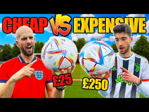 CHEAP VS EXPENSIVE WORLD CUP MATCH BALLS!!