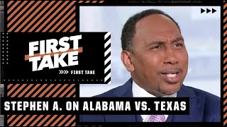 A BEATDOWN IS COMING! 🗣️ - Stephen A. expects Alabama to defeat Texas in Week 2 | First Take