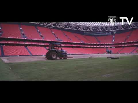 Imagen de portada del video Completada la sustitución del césped de San Mamés