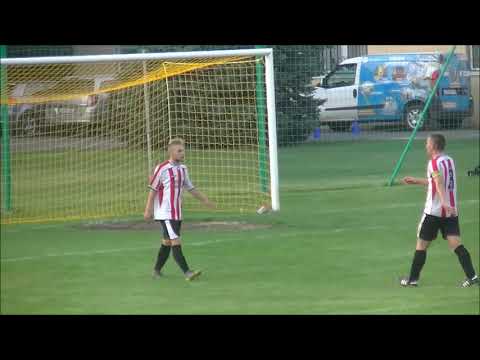 (24.08.2019) IV liga: Kuźnia Jawor - Gryf Gryfów Śl. 6:2 - gol na 6:2 Przemysława Pieca