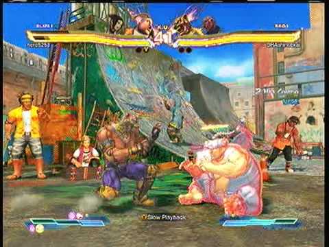 Street Fighter X Tekken: hero5253 (Juri-Rufus) vs. DRAshinsekai (Raven-King)  SD