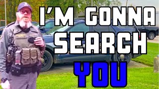 Crazy Cop Tries To Search Man For No Reason Then This Happens...