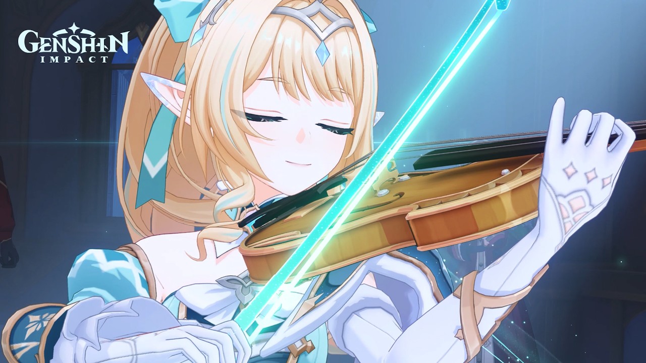 Vesna performing in her Genshin Impact character trailer