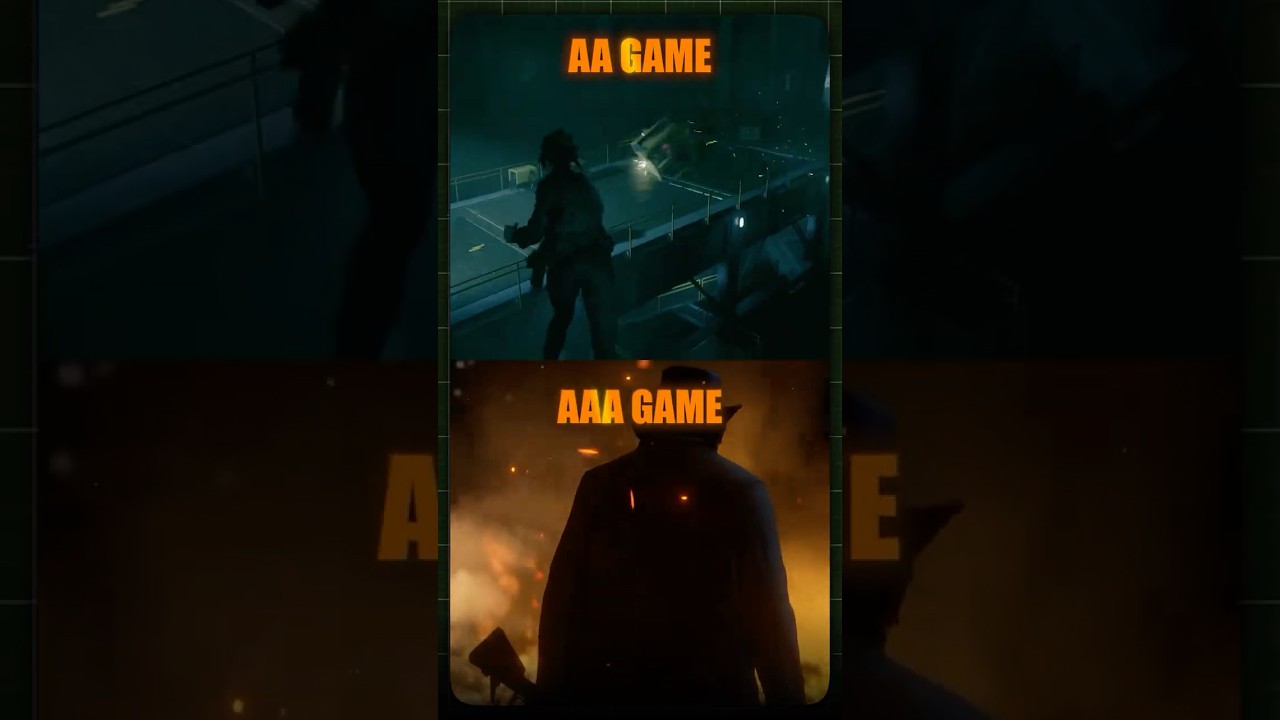 Difference between indie, AA and AAA games! #gamedev