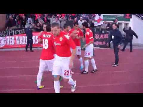 УНИКАЛНО ВИДЕО: (Радостта на армейците след гола)