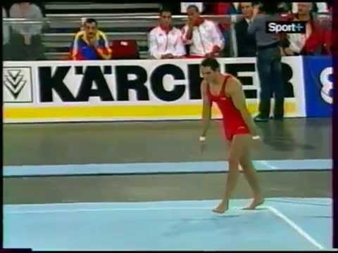 Razvan SELARIU (ROM) floor - 2004 DTB Cup winners' final