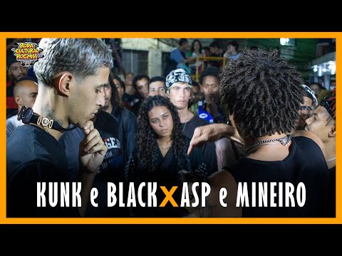 KUNK e BLACK X ASP e MINEIRO - 2ª FASE - 153ª EDIÇÃO -  Roda Cultural da Rocinha