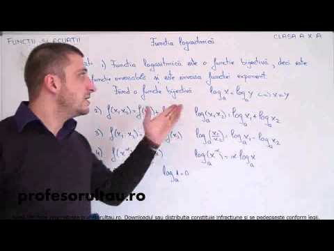 29   cls10   Functii si ecuatii   functia logaritmica   proprietati - profesorultau.ro