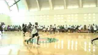 Mike Efevberha Dunk over Keith Closs 7-3'' @ the Drew  Summer League