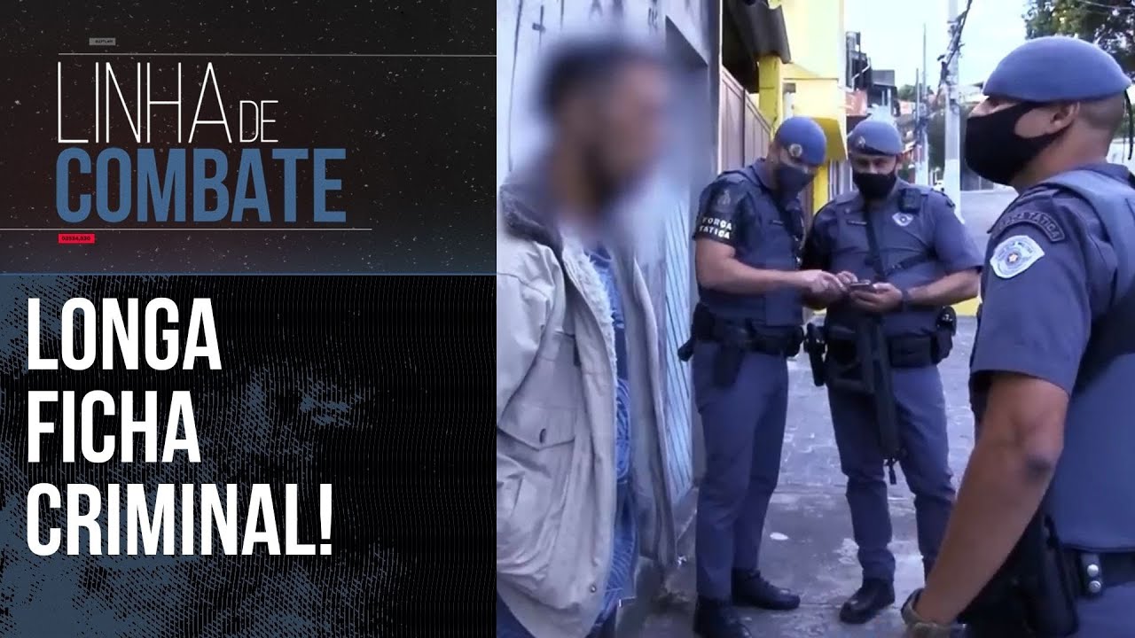 ENCONTRARAM UM FORAGIDO COM UMA FICHA GIGANTE | LINHA DE COMBATE