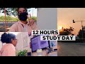 12 HOURS STUDY VLOG 😱 | Exploring Dreams