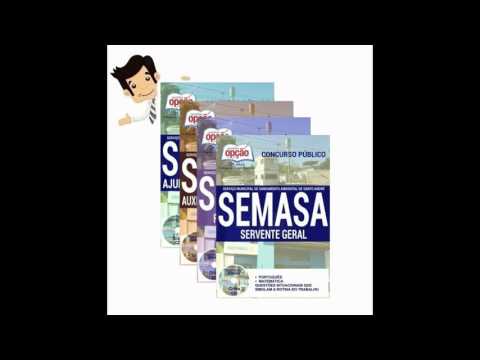 Apostilas Concurso SEMASA Santo André 2016 - Diversos Cargos