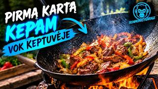 Kiauliena + VOK keptuvė + ugnis = kas gavosi? 🔥