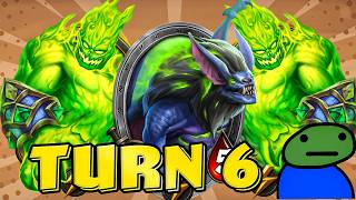 EPIC Turn 6 Demon Highroll! | Hearthstone Battlegrounds