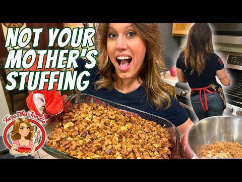 The BEST Sausage Stuffing Recipe for Thanksgiving | Tara the Foodie