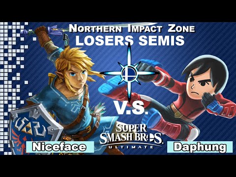 NIZ Rising #4 Losers Semis - Niceface (Link) vs. Daphung (Mii Brawler) SSBU Ultimate Tournament