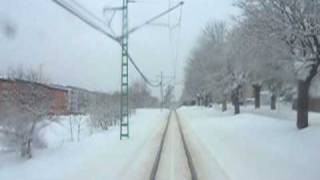 preview picture of video 'Liberec - Jablonec 2, riding tram track (Jízda po tramvajové trati)'