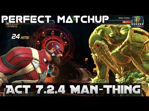 Red Guardian is great option for Act 7.2.4 Man-Thing - Marvel Contest of Champions
