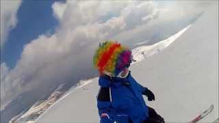 preview picture of video 'Freeride skiing in tsaghkadzor 15 03 2014'
