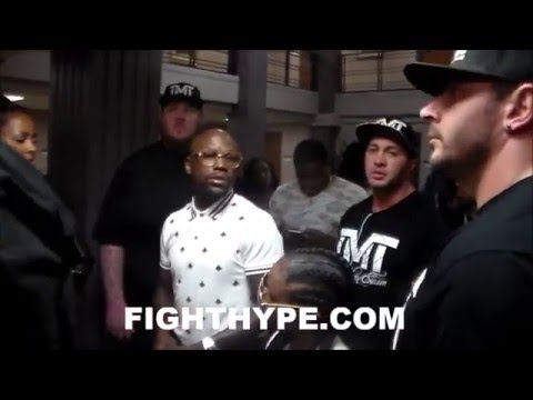 FLOYD MAYWEATHER ARRIVES TO BADOU JACK VS. LUCIAN BUTE: BEHIND-THE-SCENES EXCLUSIVE