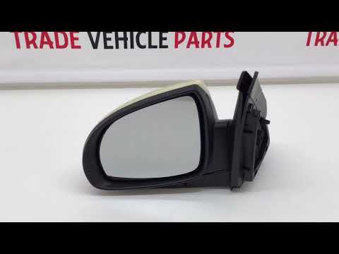 Fits Kia Picanto 2007-2011 Door Wing Mirror Electric Heated Not Primed Passenger Side video