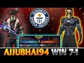 AJJUBHAI94 1 VS 1 AMIT BHAI Ajjubhai WIN TO 7 1 Shorts Freefire