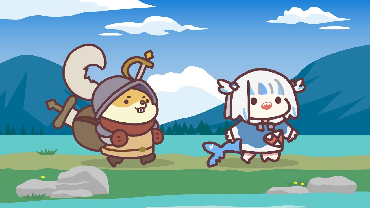 If GURA were to go on an AFK Journey...🦈【Animation \ hololive】