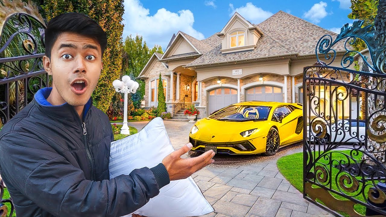 Asking Rich People to Sleep in their House