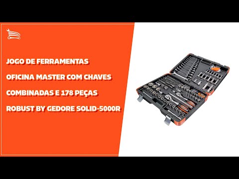 Jogo de Ferramentas 141 Peças ROBUST-5000T - Video