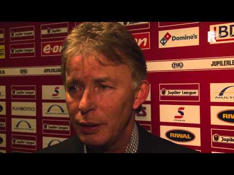 Harry van den Ham na afloop van FC Dordrecht - FC Volendam