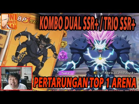 🔥🔥PERTARUNGAN RANK 1 ARENA [3SSR+ VERSUS 2SSR+] - ONE PUNCH MAN The Strongest