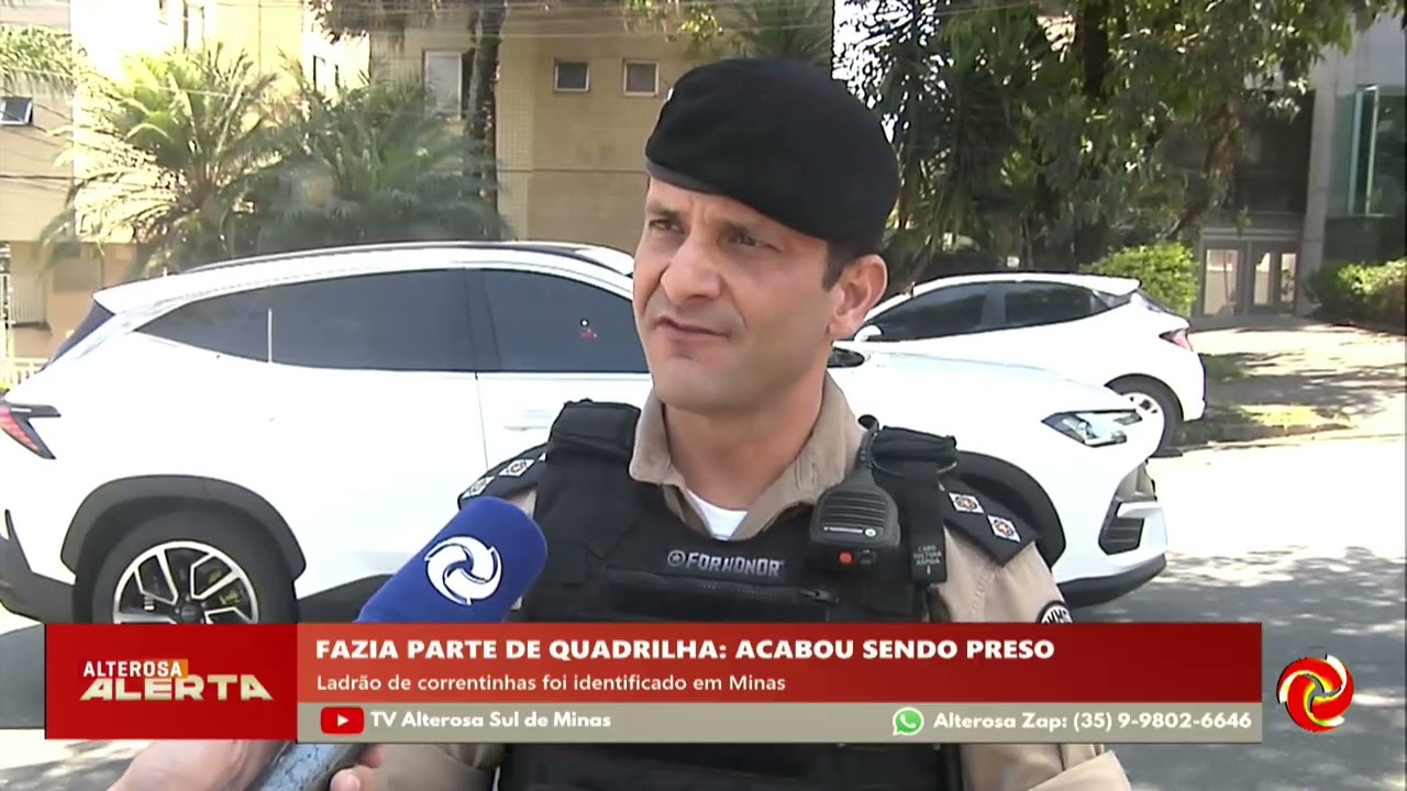 Quadrilha envolvida em roubo de correntes de ouro é presa em Minas Gerais