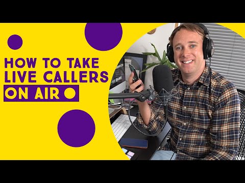 How to Setup & Take Live Callers | For Internet Radio or Podcasting