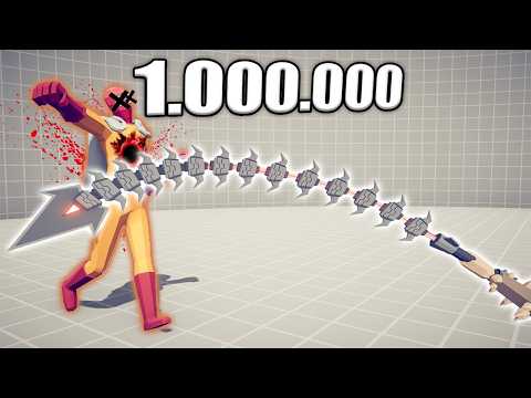 1.000.000 DAMAGE INFERNAL WHIP vs UNITS - TABS | Totally Accurate Battle Simulator 2026