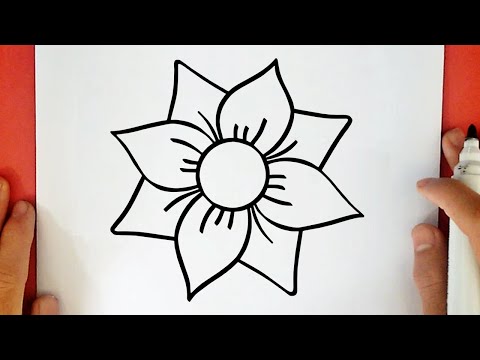 COMMENT DESSINER UNE FLEUR