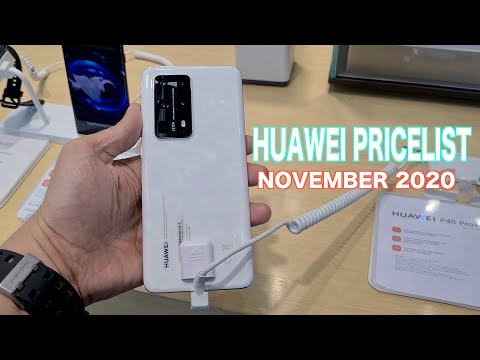 HUAWEI P40 PRO, P40 PRO PLUS, NOVA 7 5G, NOVA 7 SE, NOVA 7i, MATE 30 PRO (NOVEMBER 2020 PRICELIST)