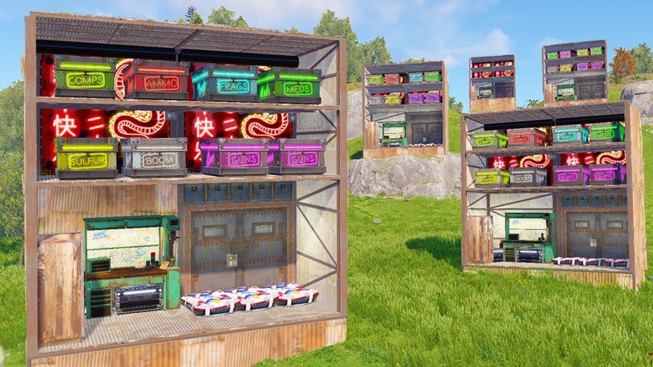 i raided every base on the server...