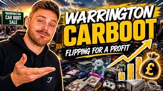 I made £500 FLIPPING for a PROFIT 🤑 At Warrington Carboot